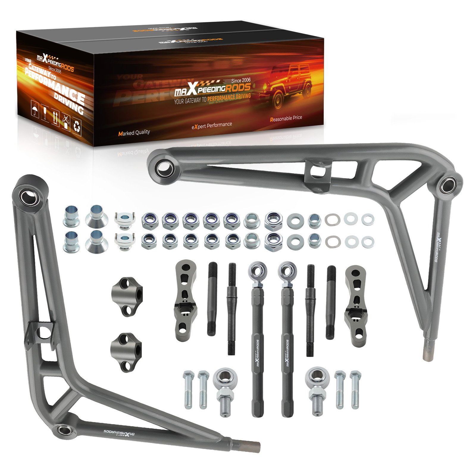 Front Lower Control Arm Steeri - Motorcycle Gear Near Me recension och pris
