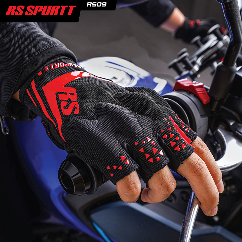 RS Half Finger Motorcycle Glov - Motorcycle Wearing Gear recension och pris