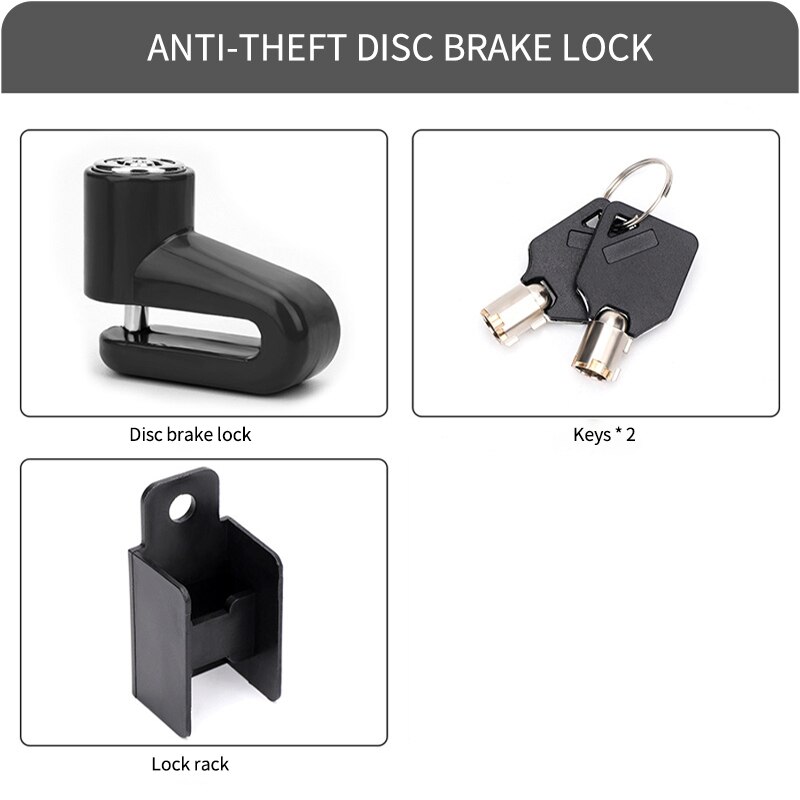 Anti-theft Steel Motorcycle Di - Disc Lock Brake recension och pris