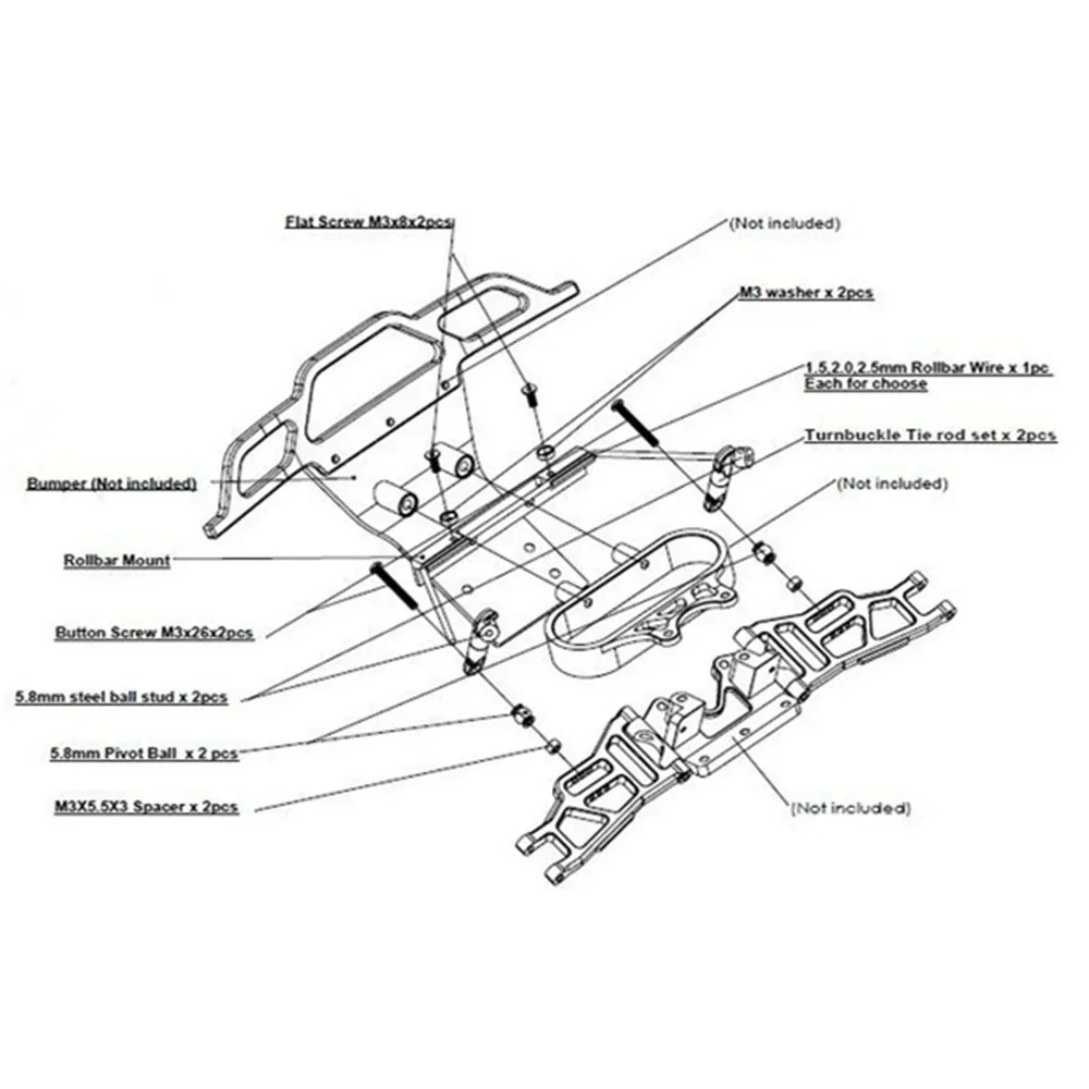 Front and Rear Wide Sway Bar A - Motorcycle Gear Near Me recension och pris