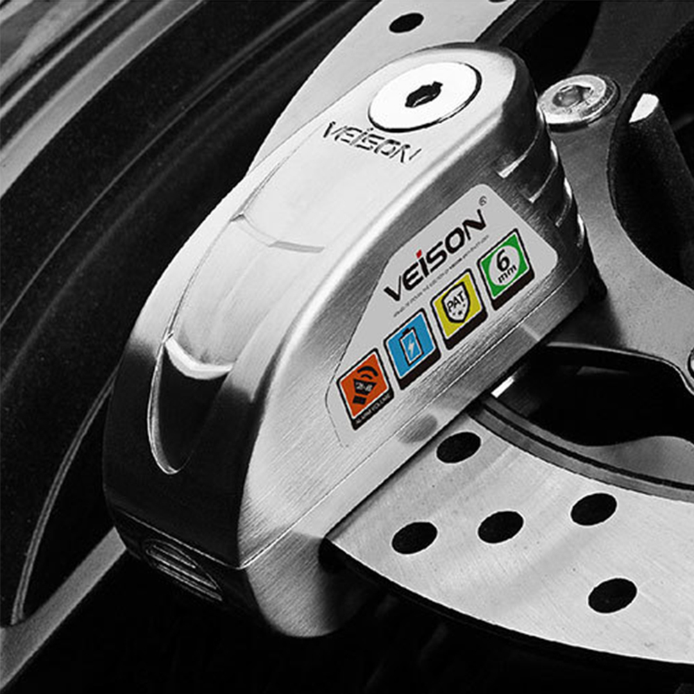 Motorcycle Alarm Lock Bike Dis - Disc Lock Brake recension och pris