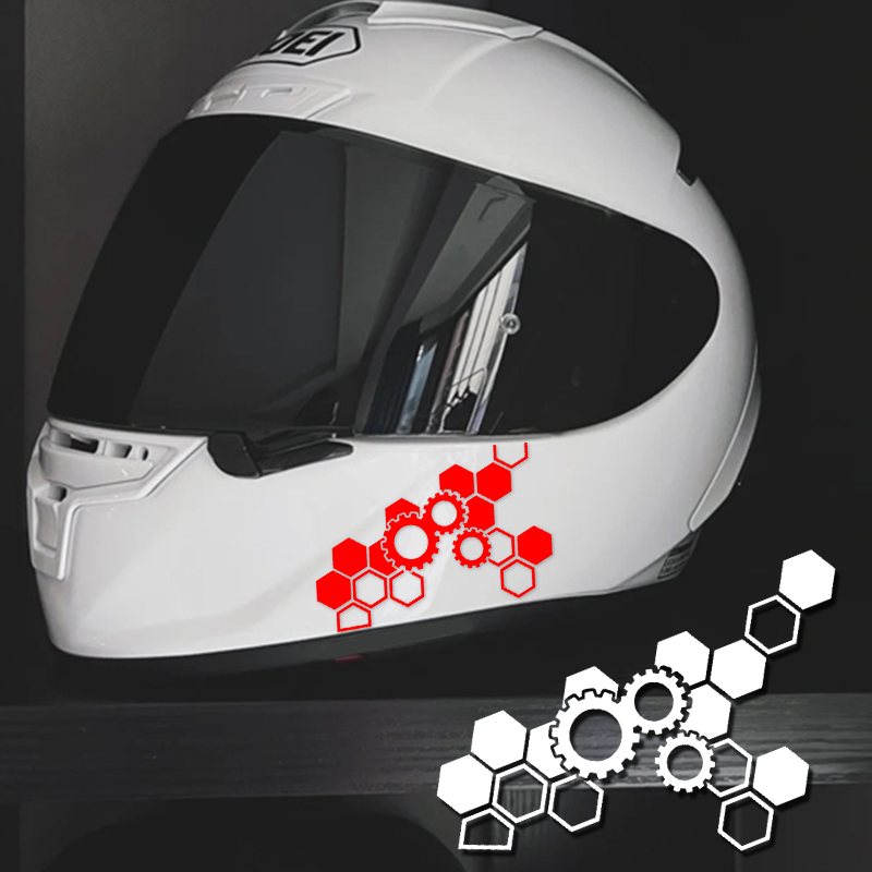 Gear Pattern Motorcycle Decal  - Motorcycle Gear Pattern recension och pris