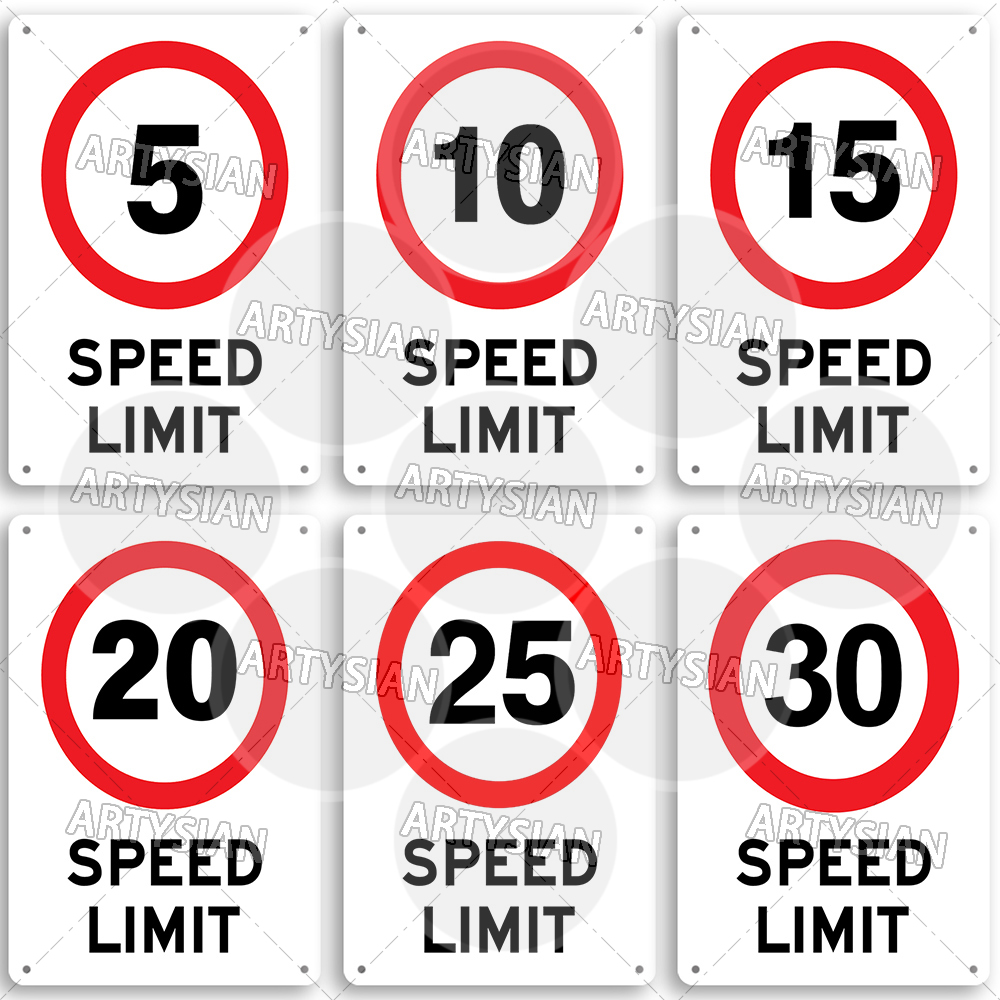 Speed Limit Metal Sign Traffic - Motorcycle Gear Near Me recension och pris
