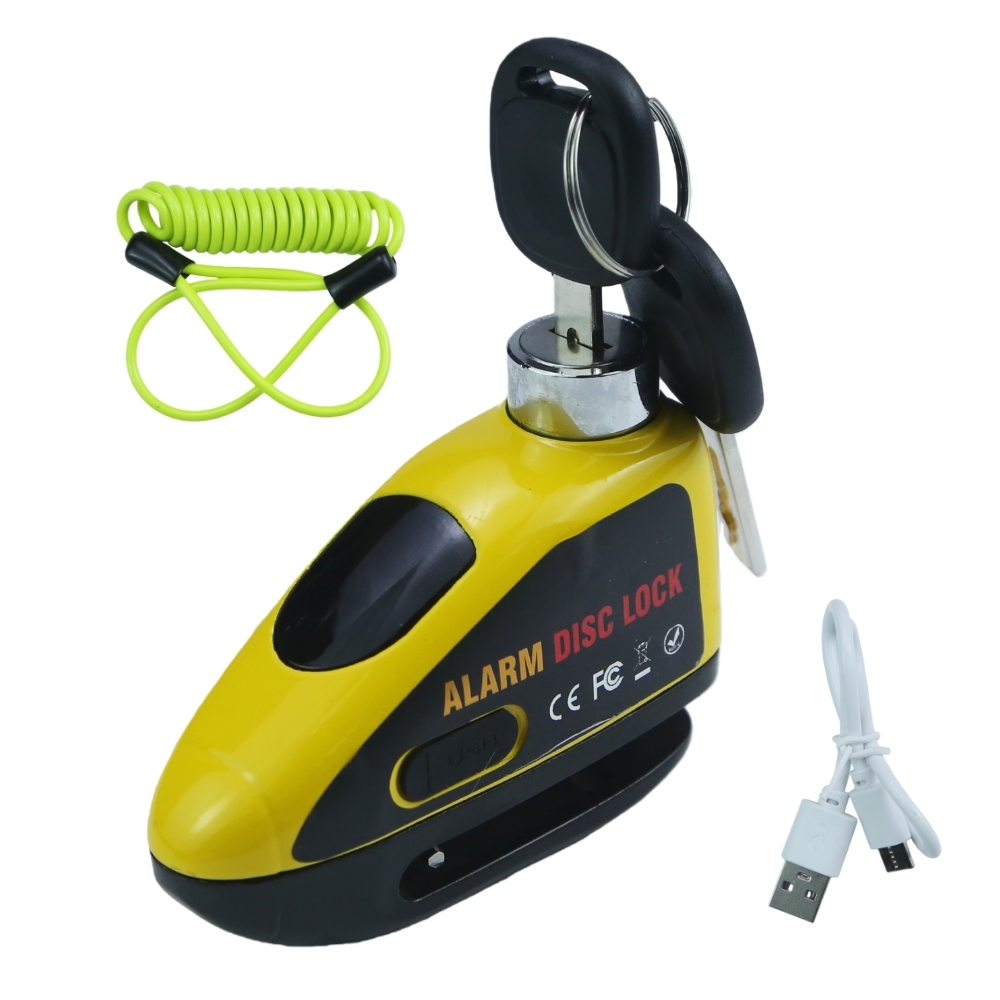 Rechargeable 140dB Motorcycle  - Disc Lock Brake recension och pris